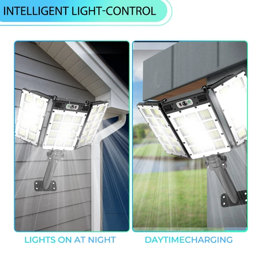Commercial 1000000LM LED Outdoor Dusk to Dawn Solar Street Light Road Area Lamp - Picture 37 of 38