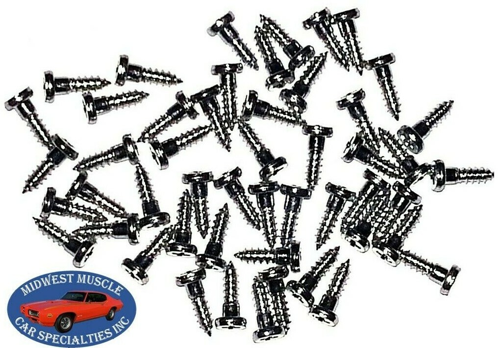 GM GMC Chevy Window Trim Clip Molding Spot Weld Pin Stud Screw In Studs 50pcs