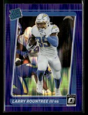 Larry Rountree III 2021 Donruss Optic #256 Purple Shock Los Angeles Chargers