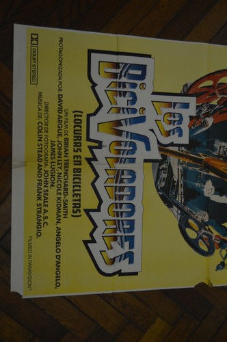 RARE ORIGINAL 1983 SPANISH ARGENTINA BMX BANDITS - 43 X 29 - Picture 2 of 4