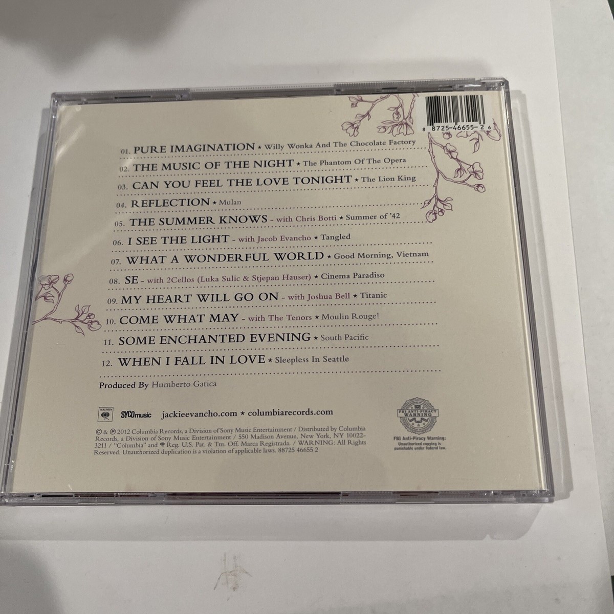 Songs from the Silver Screen by Evancho, Jackie (CD, 2012