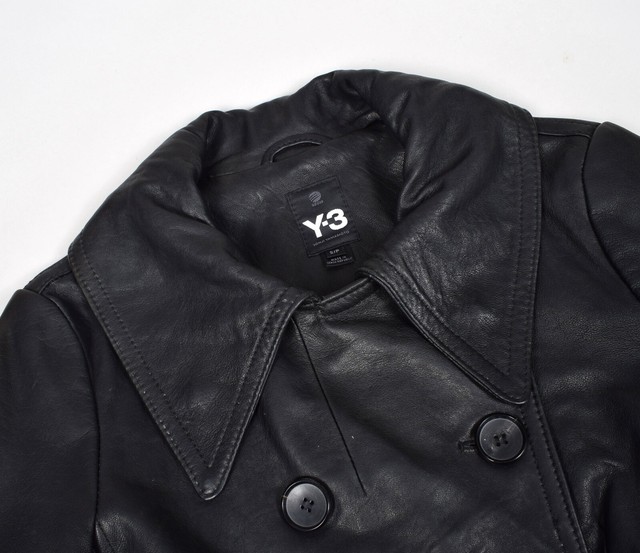 adidas y3 leather jacket