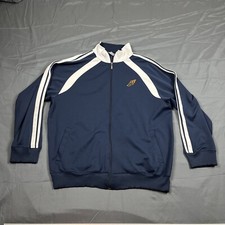 Vintage Y2K Nike Track Jacket Air Pegasus Winged Foot Full Zip Blue Mens L EUC