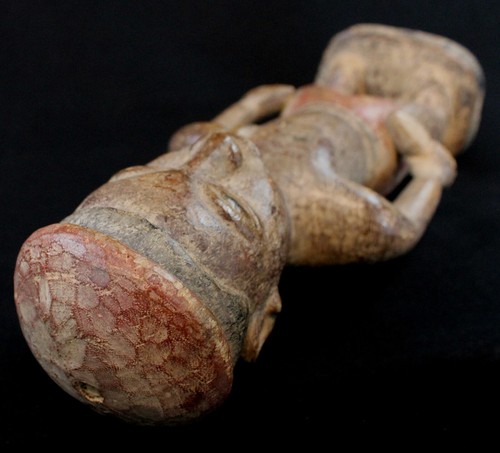 Art Africain - Homme "Colon" Chasseur Agni Anyi Akan Côte d'Ivoire - 37 Cms ++++ - Picture 10 of 21
