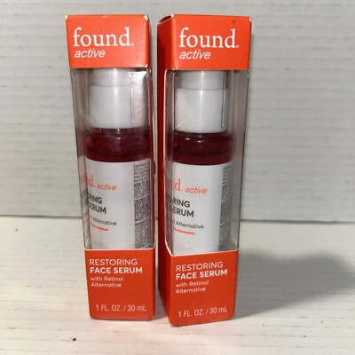 Found Active Restoring Face Serum With Retinol Alternative 1fl.oz. 2 Pc.