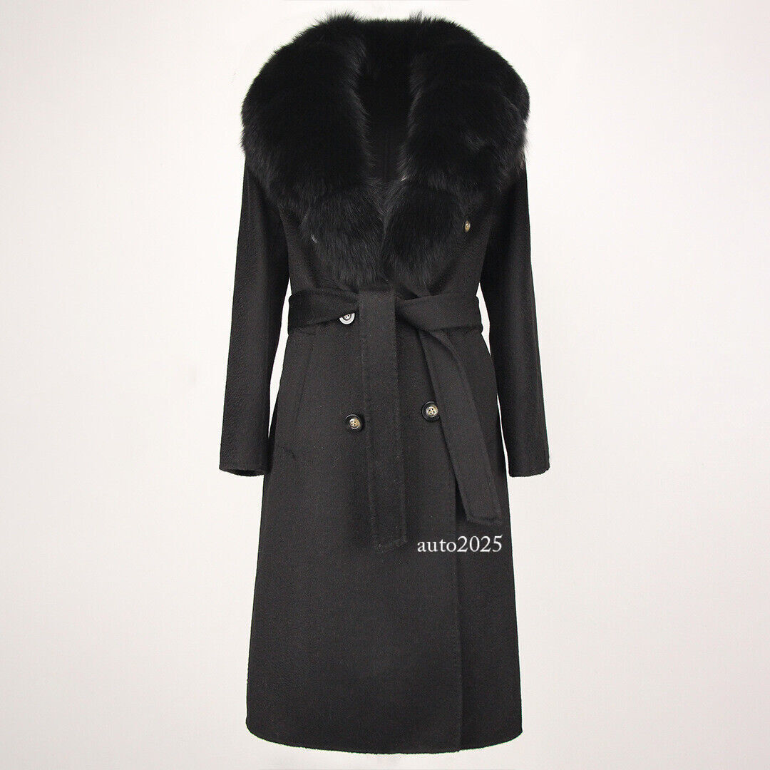【LURAKU】Collar Switch Long Trench Coat 86ede6b5-534d-4256-a4fb-