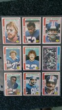 NFL Topps 1970s Page of 9 Classic Cards NY Giants  Snead Carson Van Pelt ETC 🔥 