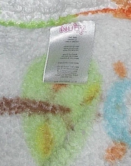 NUBY Baby Boy сафари джунгли животное милый одеяло белый лев жираф слон б/у в отличном состоянии - Изображение 2 из 3