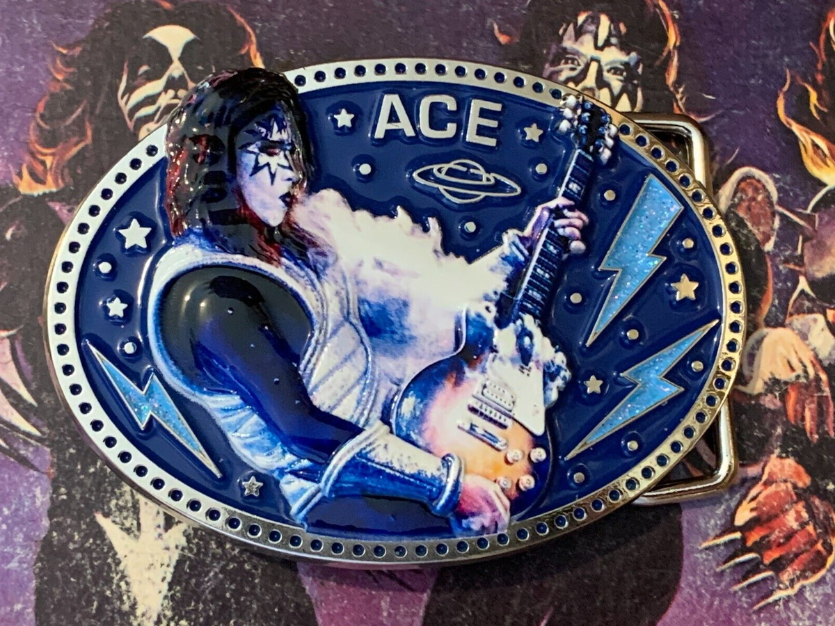 KISS ACE FREHLEY FULL COLOR COLLECTIBLE ROCK & ROLL BELT