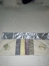 Kids Line Curtain Valance Wild Animals Applique Elephant Hippo Bear 13"w x 58"L