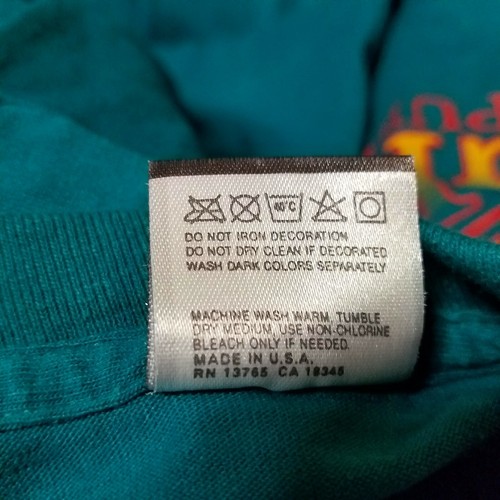 Vintage Mens Sz L T-Shirt Southwest Grill Pueblo Colorado Teal Single Stitch EUC - Picture 7 of 7