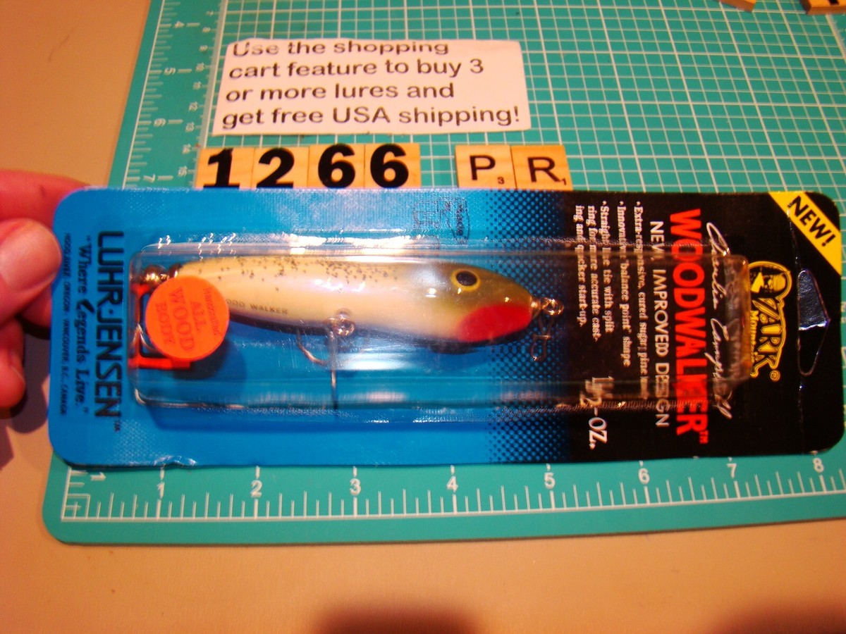 V1266 PR CHARLIE CAMPBELL OZARK MOUNTAIN WOODWALKER FISHING LURE W