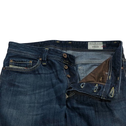 Diesel Jeans Men's 31x32 Blue Viker Regular Straight Stretch Button Fly 008ST - Picture 7 of 10