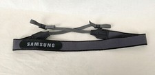 VINTAGE SAMSUNG 3 cm wide BLACK NECK STRAP for SLR CAMERAS.