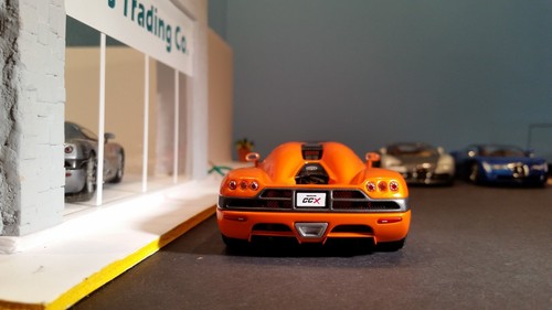 AutoArt SLOT Car 1:32 KOENIGSEGG CCX Lighting Lamps New in Box ORANGE 13201 - Picture 6 of 11