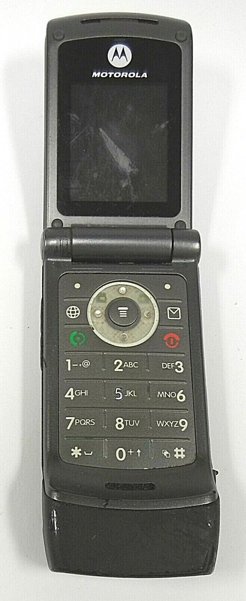 Motorola W series W375 - Black and Gray ( Unlocked ) Cellular Flip