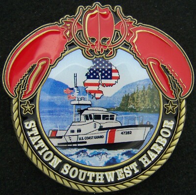 US Coast Guard USCG Station Southwest Harbor Challenge Coin
