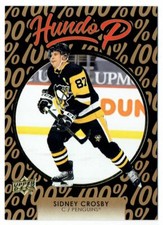 2021-22 UPPER DECK HUNDO P GOLD SIDNEY CROSBY PITTSBURGH PENGUINS #HP-9