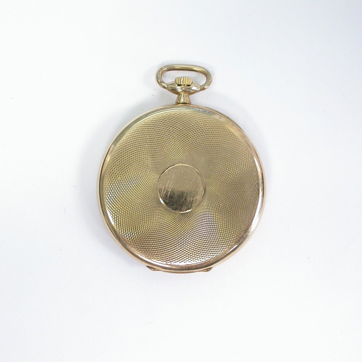 稀少！純金メッキの豪華な天冠　昭和レトロ 1929 Gents 17J 44mm 14K Gold Case 47 Gram Omega Swiss Pocket