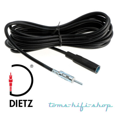 Dietz Boa 4m Auto Antennenverlängerungskabel Autoradio Adapter DIN-DIN PKW 400cm