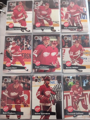 1991-1992 Pro-Set SERIES ONE NHL Complete Binder + 2 Pro Gazette Check Descript - Picture 6 of 20