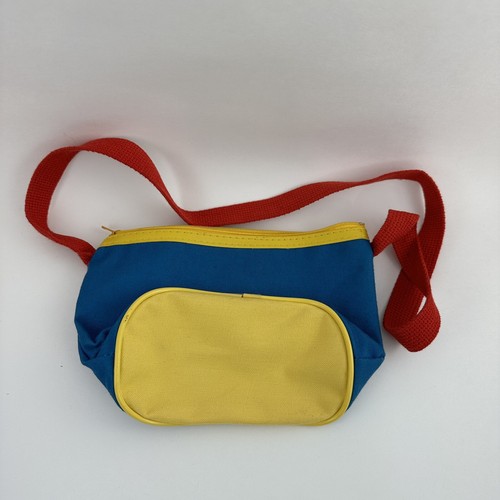 Vintage 1980’s Shirt Tales Cartoon Mini Zippered Canvas Bag Hallmark - Picture 4 of 6