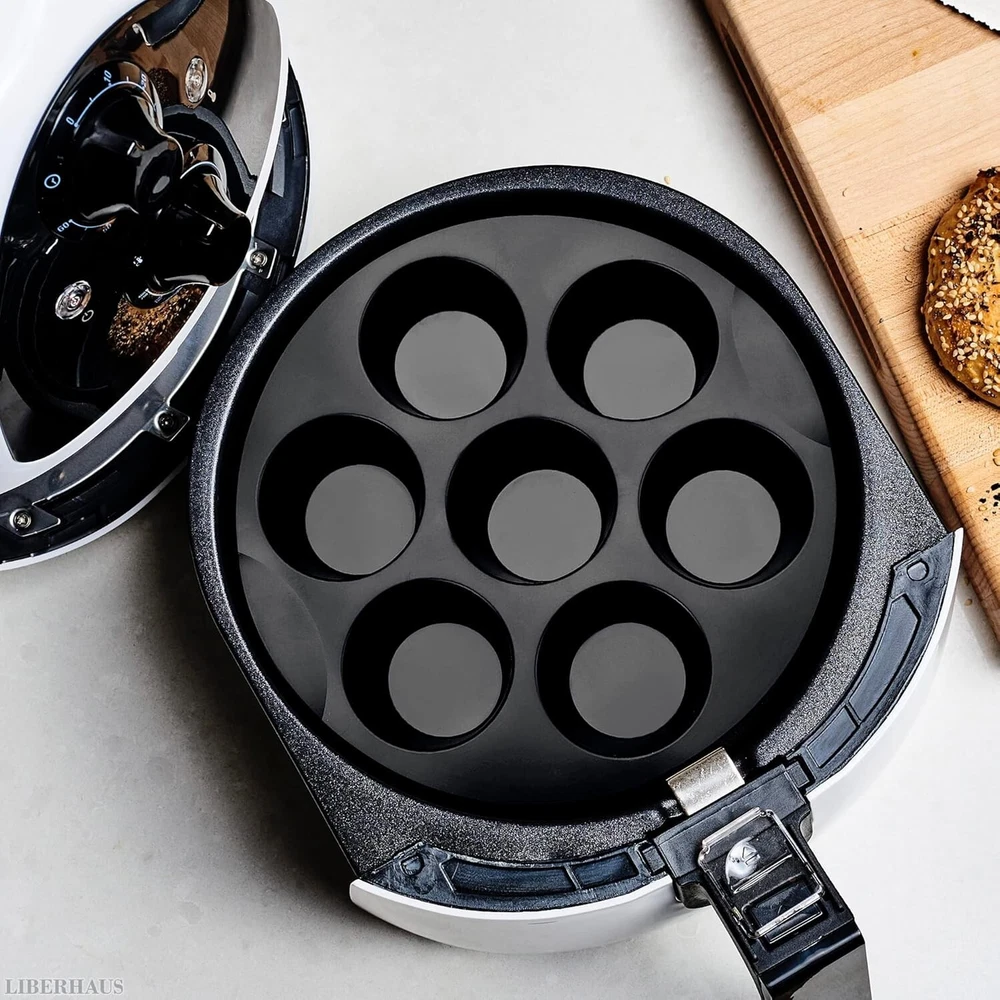 Air Fryer Silicone Cupcake Pan - 3.5-5.8l Air Fryer Egg Bites Mold Nonstick Muff