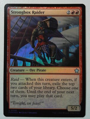 Strongbox Raider *FOIL Uncommon* Magic MtG x1 Foundations