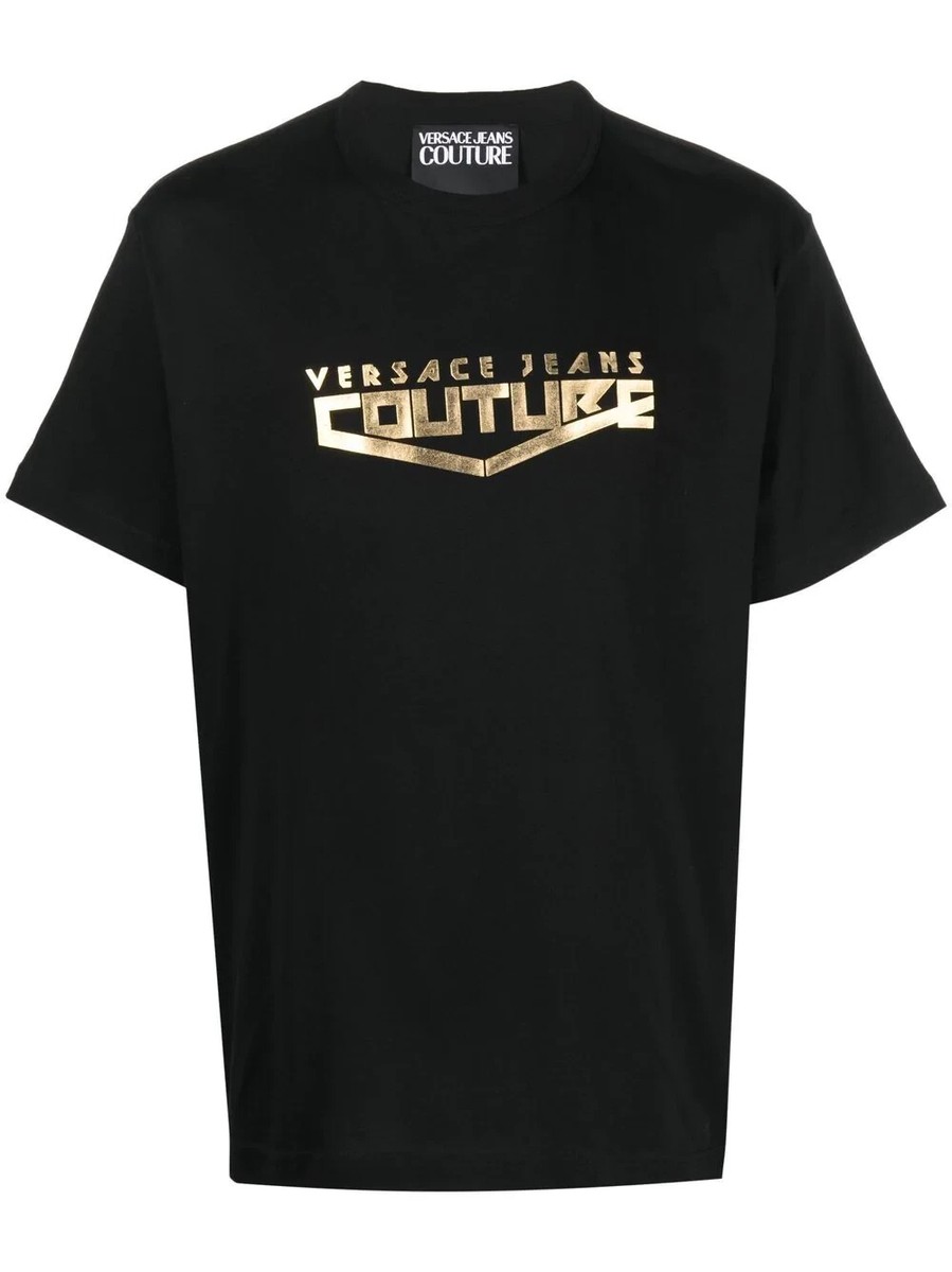 VERSACE JEANS COUTURE ネイビー Tシャツ XS VERSACE JEANS COUTURE ETICHETTA LABEL T SHIRT-NAVY. | eBay
