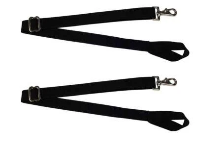 DERBY ORIGINALS Derby Removable Adjustable Elastic Leg Straps for Horse Winter Blankets - Pair