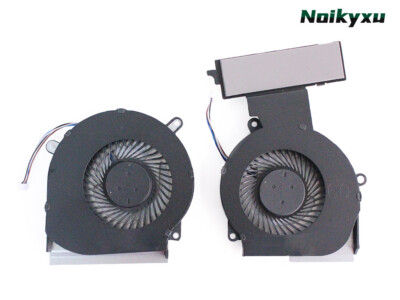 HP OMEN 15-dc0053nr 15-dc1062nr 15-dc1052nr 15-dc0087nr CPU + GPU Cooling Fan