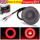 Round Motorcycle LED Rear Stop Brake Tail Light DRL Running Lamp Motorbike ATV