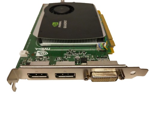 Graphics Card For HP Quadro FX580 512MB GDDR3 DVI/Dual DP PCIe 519295-001 - Picture 3 of 6
