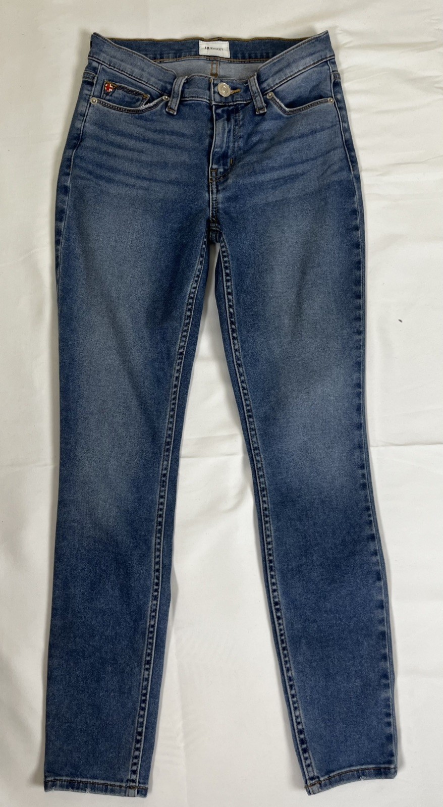 HUDSON Natalie Mid-Rise Ankle Super Skinny Jeans Size 25