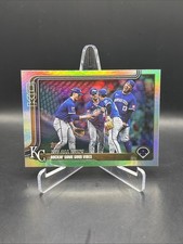 2025 Topps Series 2 Kansas City Royals Team Checklist Base Rainbow Foil #436