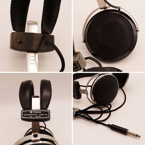 TRIO HS-5 Headphone For communication devices For radio Open-air Kenwood JUNK - Picture 10 of 10