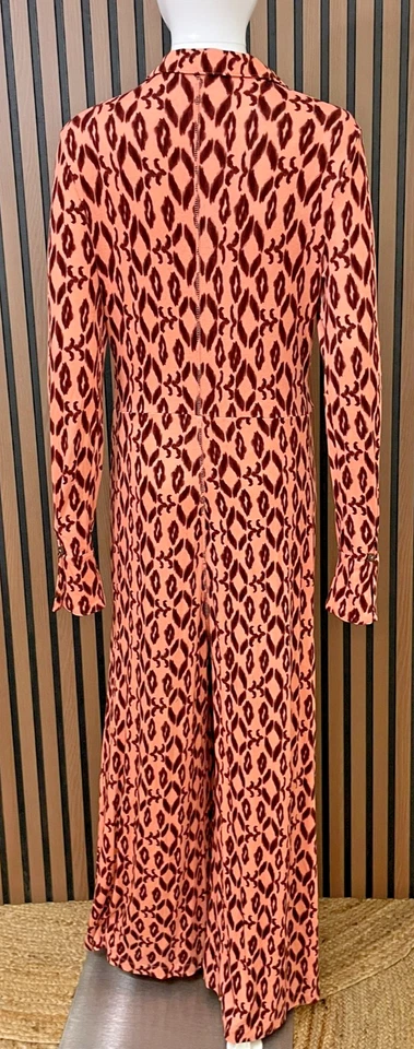 Free People Shayla Women's M Pink One-Piece Viscose Jumpsuit Wide Leg Boho - Image 2 of 4