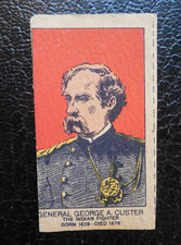 1920’s W516 Strip Card Non-Sports General George A. Custer The Indian Fighter
