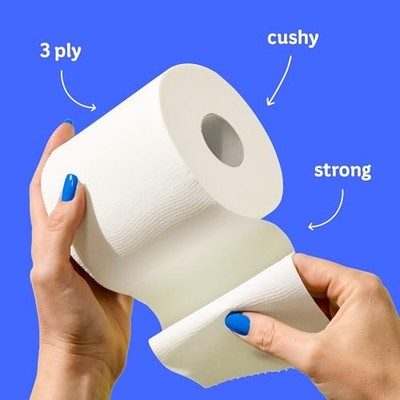 Who Gives a Crap Premium Bamboo Toilet Paper 48 Pack Double Length Rolls  online kaufen | eBay.de
