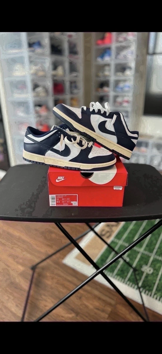 Preços baixos em Nike Dunk Low Vintage Navy W | eBay