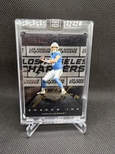 2025 Panini Honors Black Justin Herbert Shadow Ink On Card Gold Auto /25 Encased