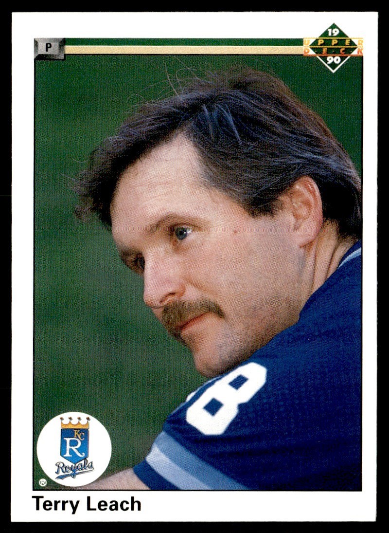 1990 Upper Deck Terry Leach Kansas City Royals #642