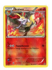 Braixen 26/162 Uncommon Reverse Holo XY - BREAKthrough Pokemon LP