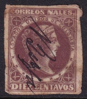 COLOMBIA MANUSCRITO TEMPRANO MATASELLOS / CANCELAR "BUGA"
