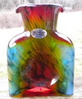 Blenko Glass MINI Water Bottle 384M - Special Edition - Dart Frog