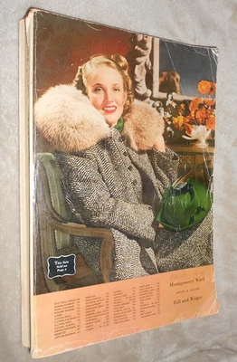 2 x MONTGOMERY WARD CATALOGUES. 1940-4 FALL & WINTER with 1962 FALL & WINTER - Image 1 of 3