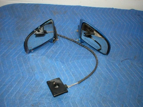 1982-92 Camaro Firebird Side View NON Power mirrors PAIR Left & Right GM BLUE GM
