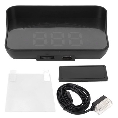 Car Head Up Projector High Definition OBD HUD Windshield Projector Overspeed ...