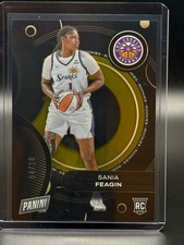 2025 Panini WNBA Player of the Day- Sania Feagin #RC14 GOLD /10 (RC)