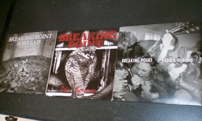 Breaking Point Wiretap Life Sentence Final Rage 7'' Vinyl joblot x3